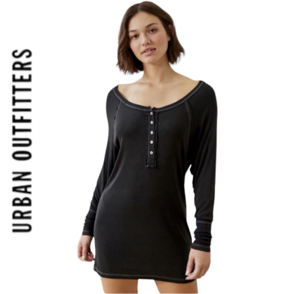 NEW Out From Under UO Urban Outfitters Sweet Dreams Black Sleep Shirt S